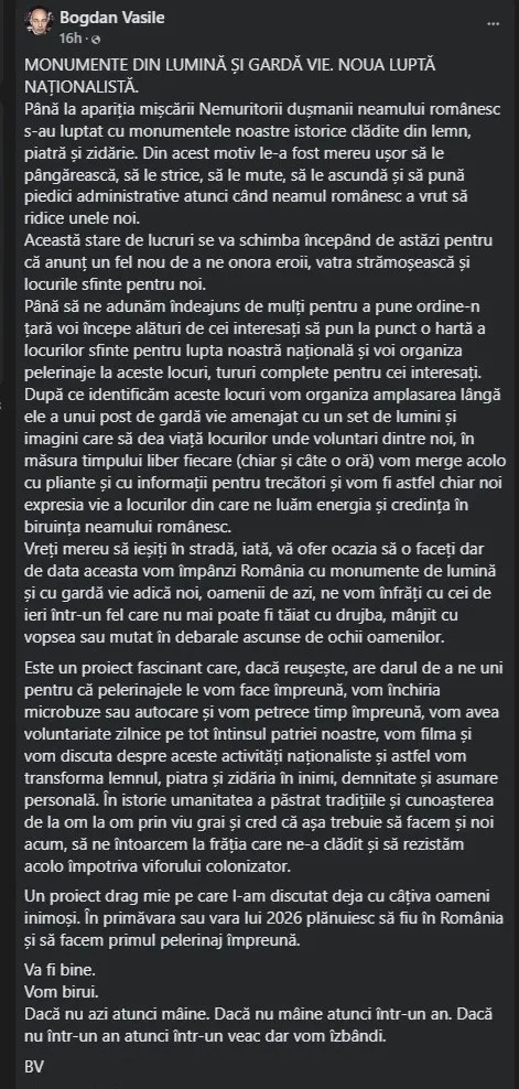 Au dărâmat troița de la Tâncăbești