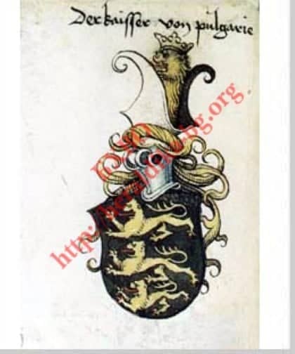 'Simbolismul în heraldica statelor medievale Vidin și Tărnovo în secolul al XIV-lea' de Dr. I. F. Gheorghiev